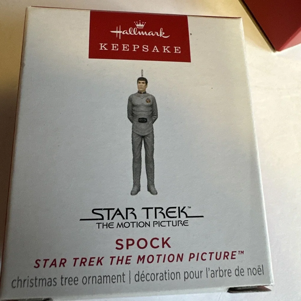 Lot of 3 Star Trek Keepsake Christmas Ornament's First Officer Spock, Cpt. Kirk